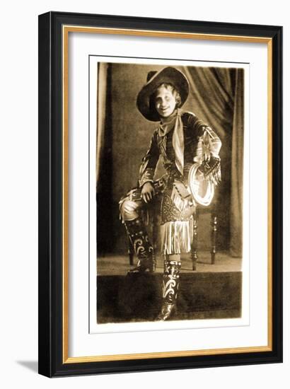 Cowgirl-null-Framed Premium Giclee Print