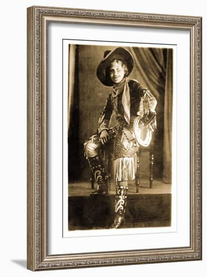 Cowgirl-null-Framed Art Print