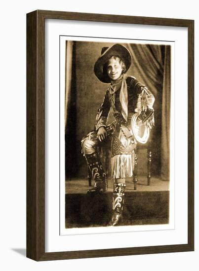 Cowgirl-null-Framed Art Print