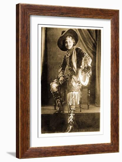 Cowgirl-null-Framed Art Print