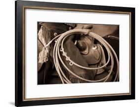Cowgirls Lasso-Lisa Dearing-Framed Photographic Print