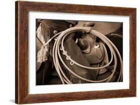 Cowgirls Lasso-Lisa Dearing-Framed Photographic Print