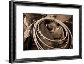Cowgirls Lasso-Lisa Dearing-Framed Photographic Print