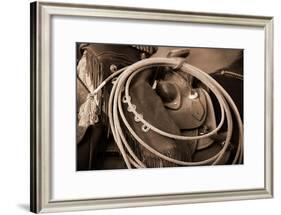 Cowgirls Lasso-Lisa Dearing-Framed Photographic Print