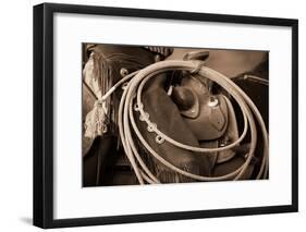 Cowgirls Lasso-Lisa Dearing-Framed Photographic Print