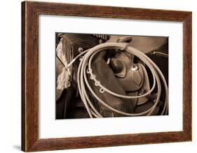 Cowgirls Lasso-Lisa Dearing-Framed Photographic Print