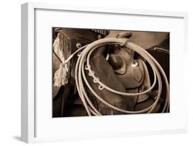 Cowgirls Lasso-Lisa Dearing-Framed Photographic Print
