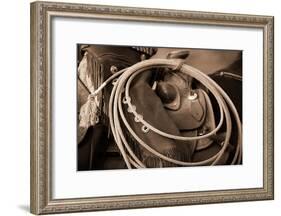 Cowgirls Lasso-Lisa Dearing-Framed Photographic Print