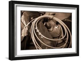 Cowgirls Lasso-Lisa Dearing-Framed Photographic Print