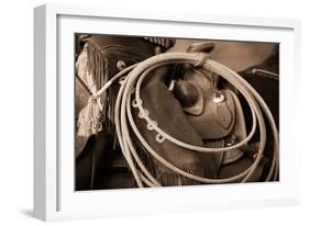 Cowgirls Lasso-Lisa Dearing-Framed Photographic Print