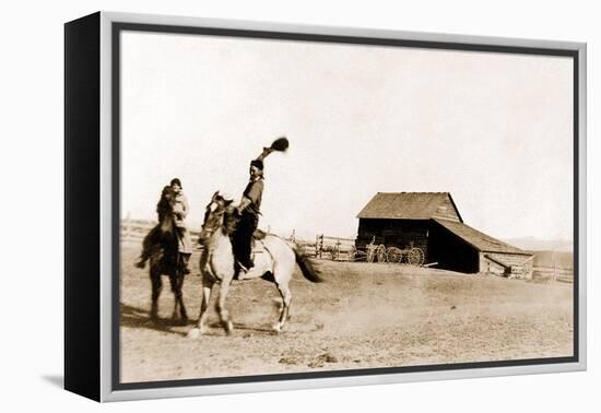 Cowgirls on Range-null-Framed Stretched Canvas