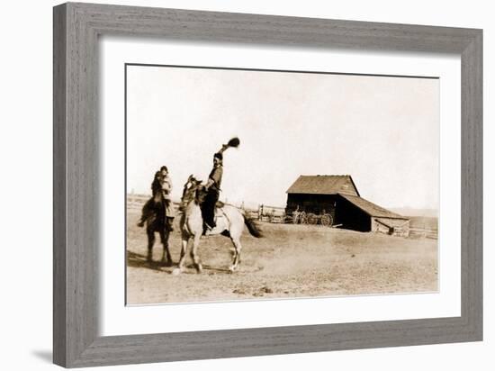 Cowgirls on Range-null-Framed Art Print