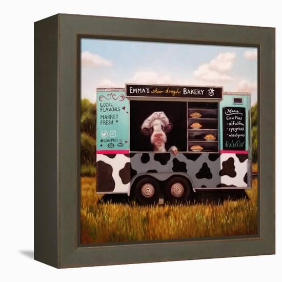 Cowpies-Lucia Heffernan-Framed Stretched Canvas