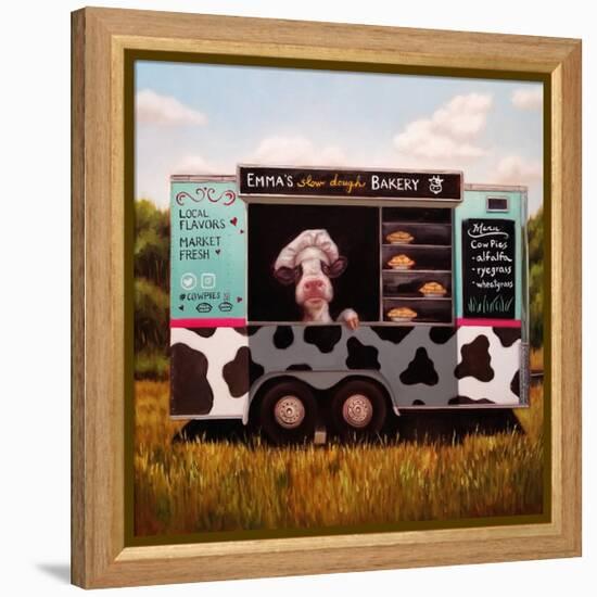 Cowpies-Lucia Heffernan-Framed Stretched Canvas