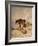 Cows and Sheep in Snowscape, 1864-Thomas Sidney Cooper-Framed Giclee Print