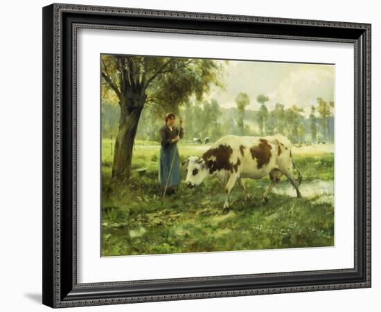 Cows at Pasture-Julien Dupre-Framed Giclee Print