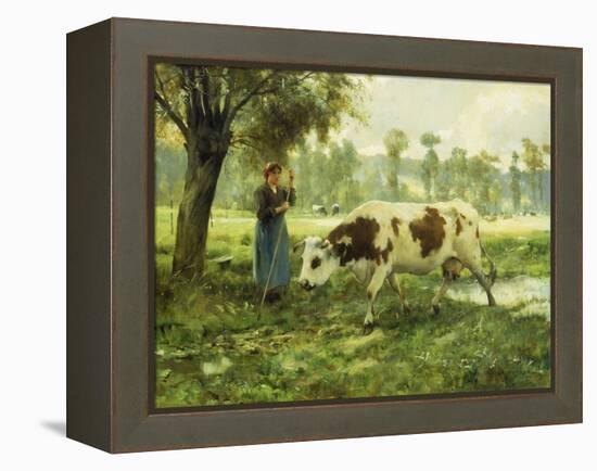 Cows at Pasture-Julien Dupre-Framed Premier Image Canvas