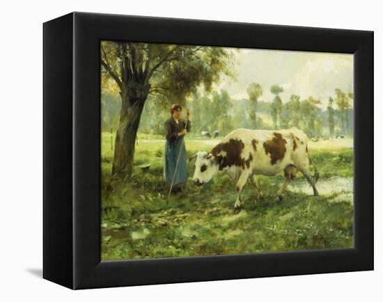 Cows at Pasture-Julien Dupre-Framed Premier Image Canvas