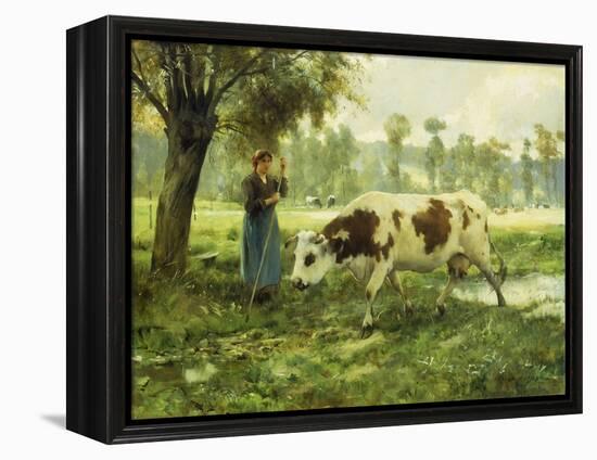 Cows at Pasture-Julien Dupre-Framed Premier Image Canvas