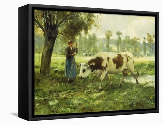Cows at Pasture-Julien Dupre-Framed Premier Image Canvas