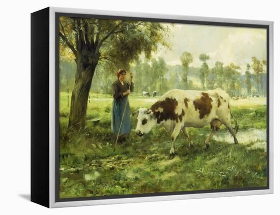 Cows at Pasture-Julien Dupre-Framed Premier Image Canvas