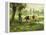 Cows at Pasture-Julien Dupre-Framed Premier Image Canvas