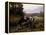 Cows at the Watering Hole-Julien Dupre-Framed Premier Image Canvas