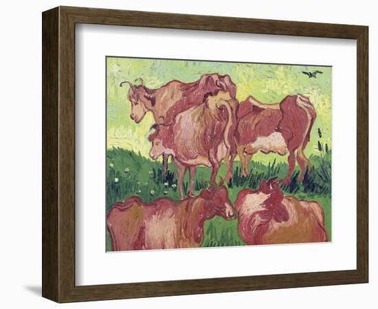 Cows, c.1890-Vincent van Gogh-Framed Giclee Print