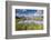 Cows grazing on green pastures surrounding the alpine lake, Val Bugliet, Canton of Graubunden, Enga-Roberto Moiola-Framed Photographic Print