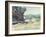 Cows Grazing, Somerset-Stephen Calcasola-Framed Art Print