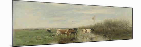 Cows in a Soggy Meadow-Willem Maris-Mounted Art Print