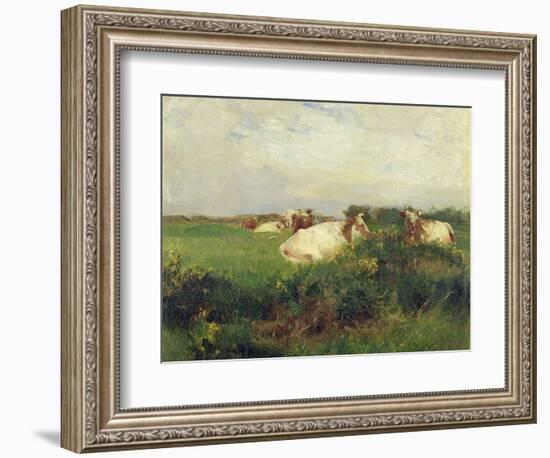 Cows in Field, 1895-Walter Frederick Osborne-Framed Giclee Print