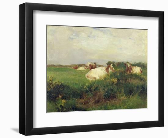 Cows in Field, 1895-Walter Frederick Osborne-Framed Giclee Print