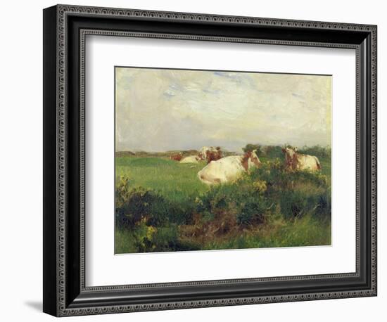 Cows in Field, 1895-Walter Frederick Osborne-Framed Giclee Print