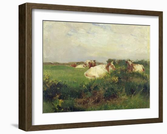 Cows in Field, 1895-Walter Frederick Osborne-Framed Giclee Print