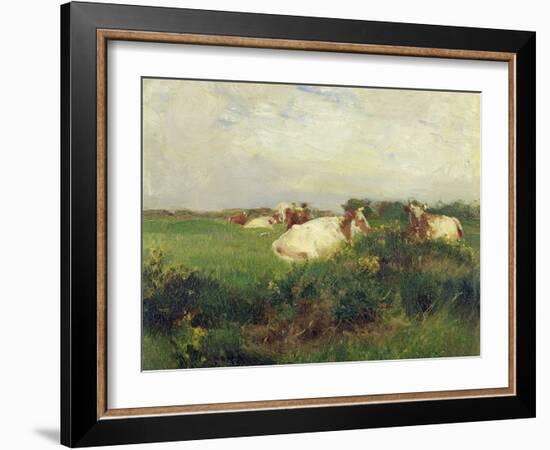 Cows in Field, 1895-Walter Frederick Osborne-Framed Giclee Print