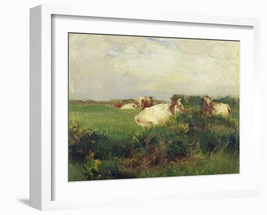 Cows in Field, 1895-Walter Frederick Osborne-Framed Giclee Print