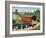 Cows in West Arlington-Lowell Herrero-Framed Art Print