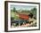 Cows in West Arlington-Lowell Herrero-Framed Art Print