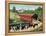 Cows in West Arlington-Lowell Herrero-Framed Stretched Canvas