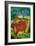 Cows under trees-Franz Marc-Framed Giclee Print