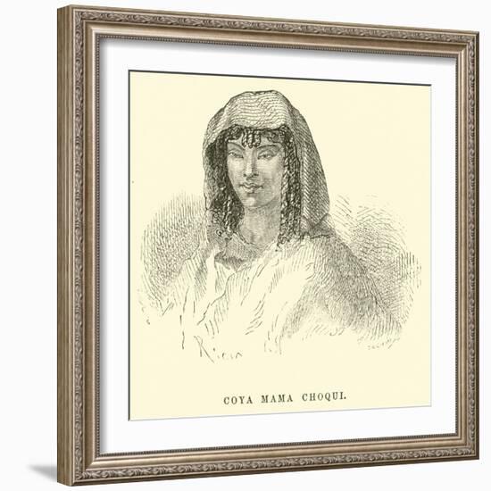 Coya Mama Choqui-Édouard Riou-Framed Giclee Print