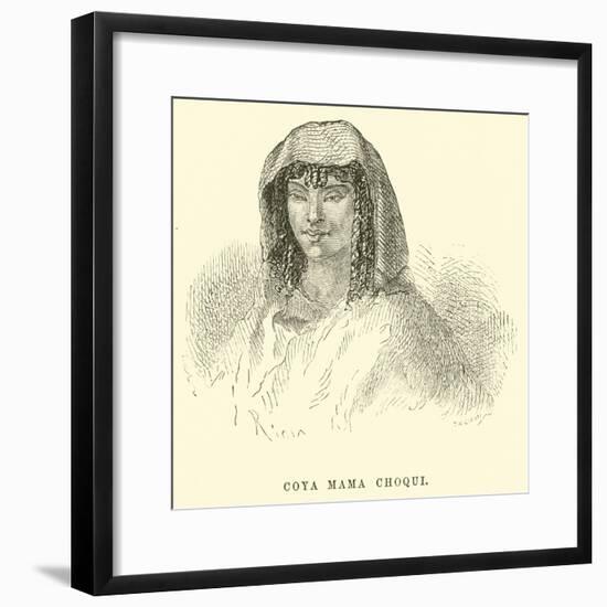 Coya Mama Choqui-Édouard Riou-Framed Giclee Print