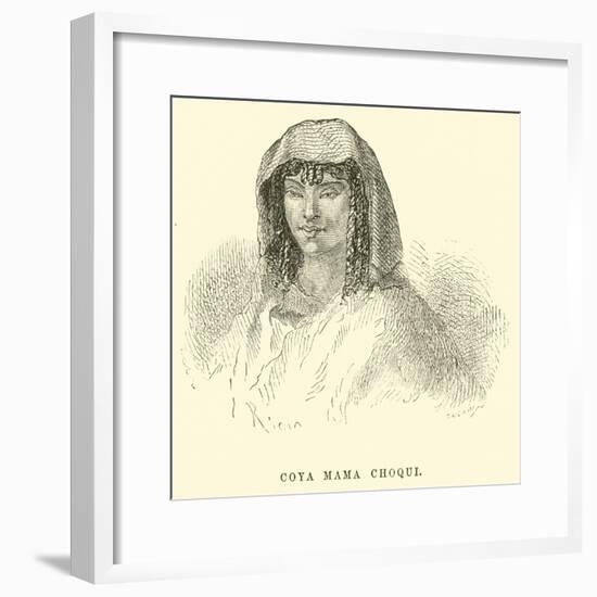 Coya Mama Choqui-Édouard Riou-Framed Giclee Print