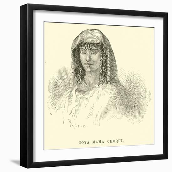 Coya Mama Choqui-Édouard Riou-Framed Giclee Print