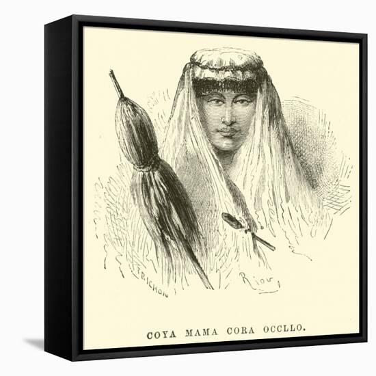 Coya Mama Cora Occllo-Édouard Riou-Framed Premier Image Canvas