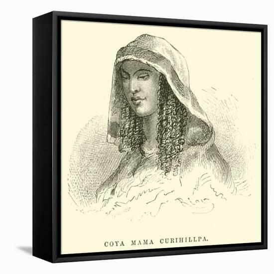 Coya Mama Curihillpa-Édouard Riou-Framed Premier Image Canvas