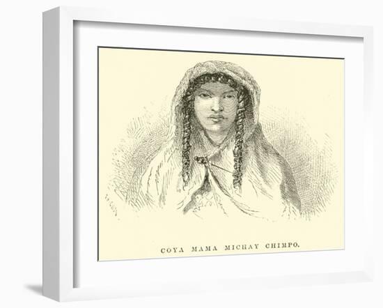Coya Mama Michay Chimpo-Édouard Riou-Framed Giclee Print