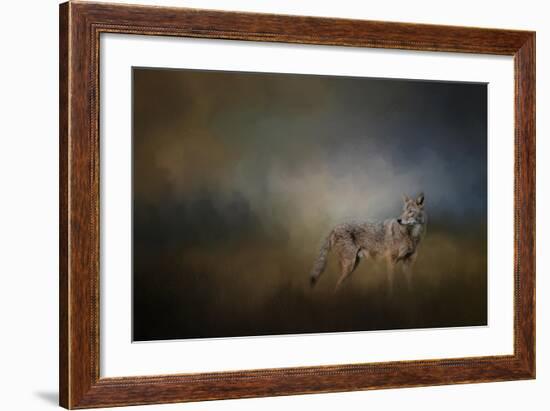 Coyote at Shiloh-Jai Johnson-Framed Giclee Print