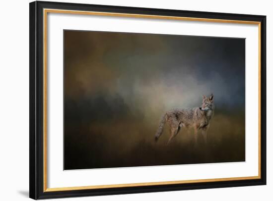 Coyote at Shiloh-Jai Johnson-Framed Giclee Print